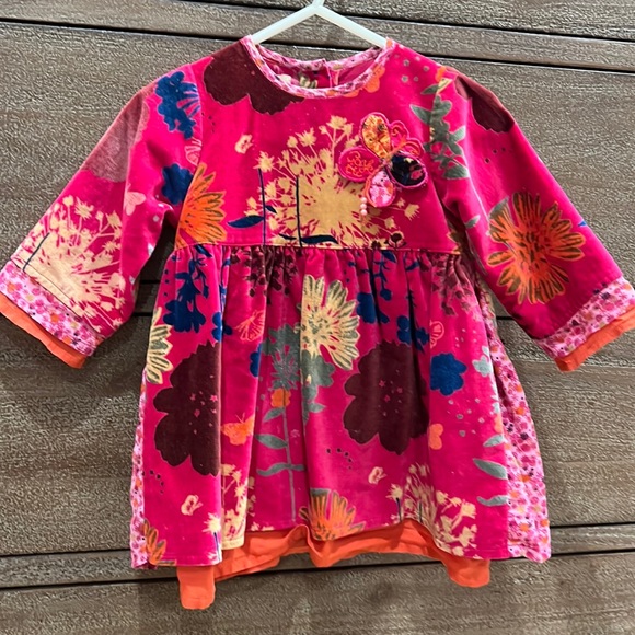 Confetti velvet dress